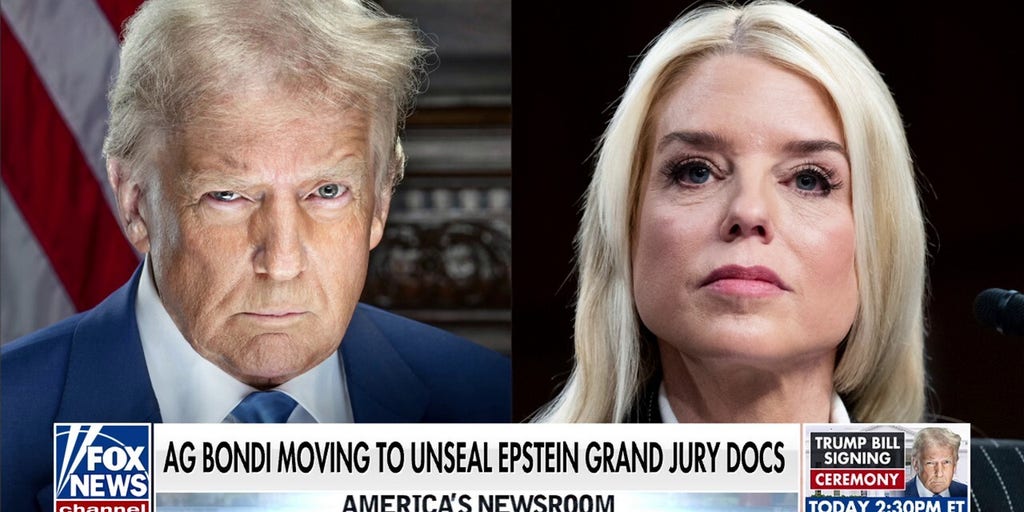 Trump directs Bondi to pursue release of Epstein grand jury documents