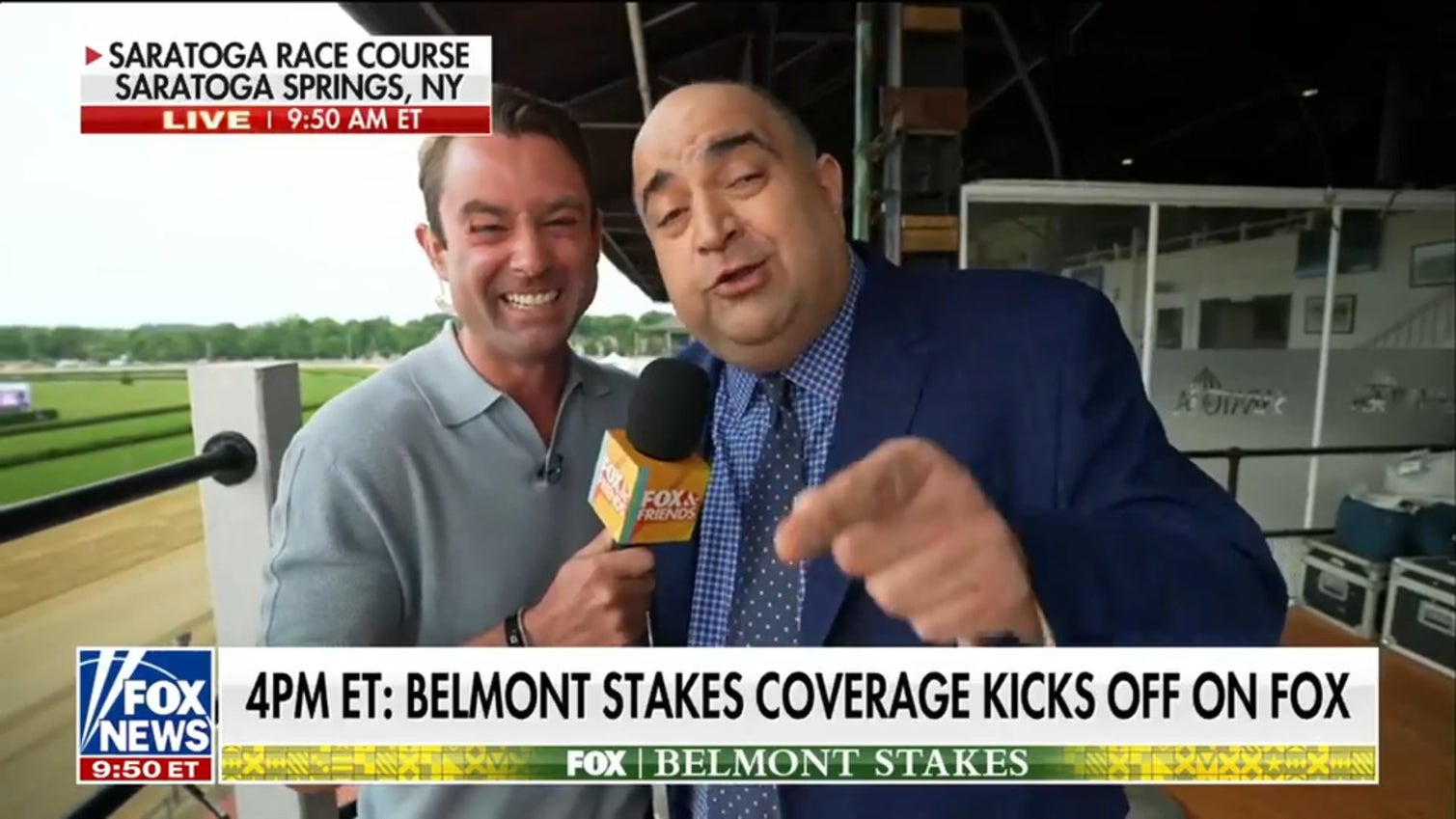 Saratoga track announcer previews 158th Belmont Stakes