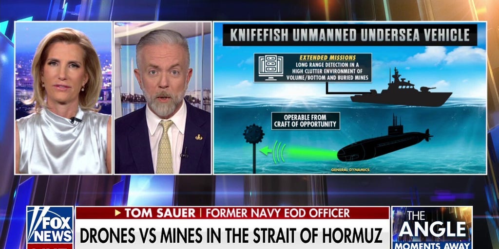 Advanced unmanned underwater vehicles deployed in Strait of Hormuz to detect, disable mines