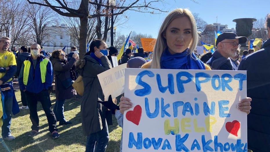 WATCH NOW: Thousands supporting Ukraine rally in Washington DC, urge US to help more