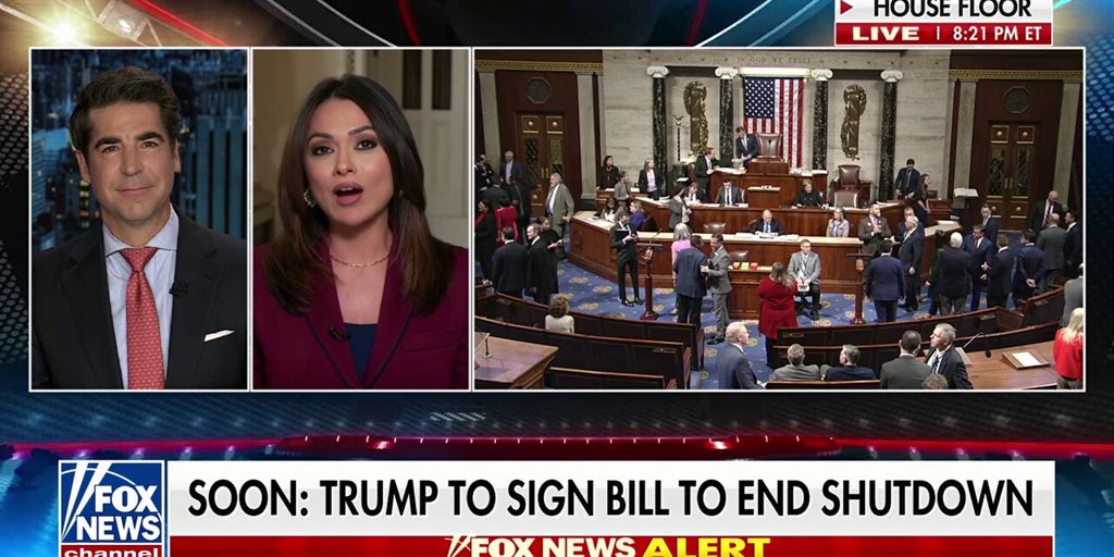 Bill headed to Trump’s desk after House votes to end longest shutdown in US history