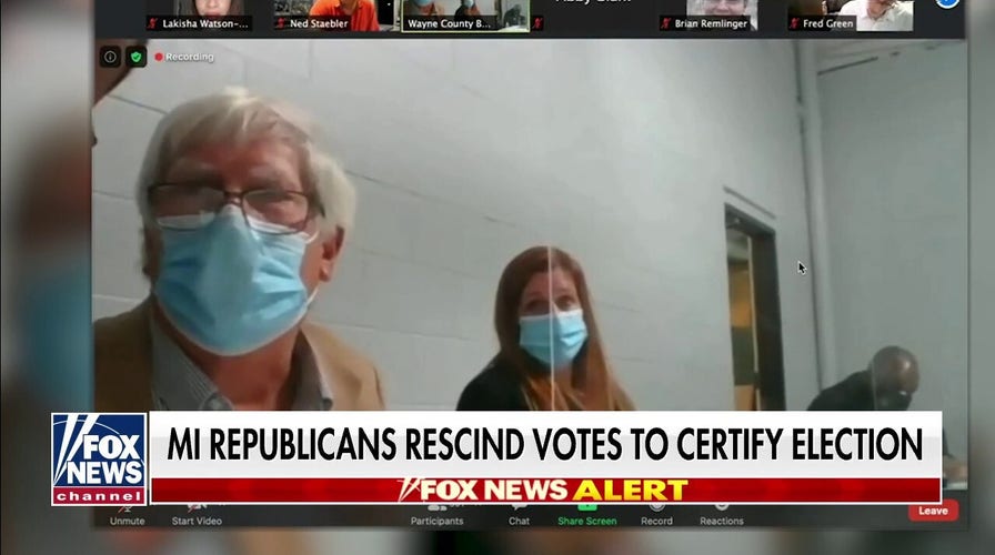 Republican election officials in Michigan demand their ‘certify’ votes be rescinded