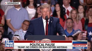 Trump rules out US attack on Iran before midterm elections