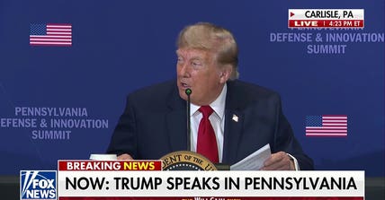 President Trump delivers remarks at Pennsylvania defense roundtable