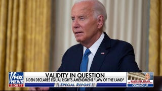 Biden pushes for Equal Rights Amendment to be ratified despite legal concerns - Fox News