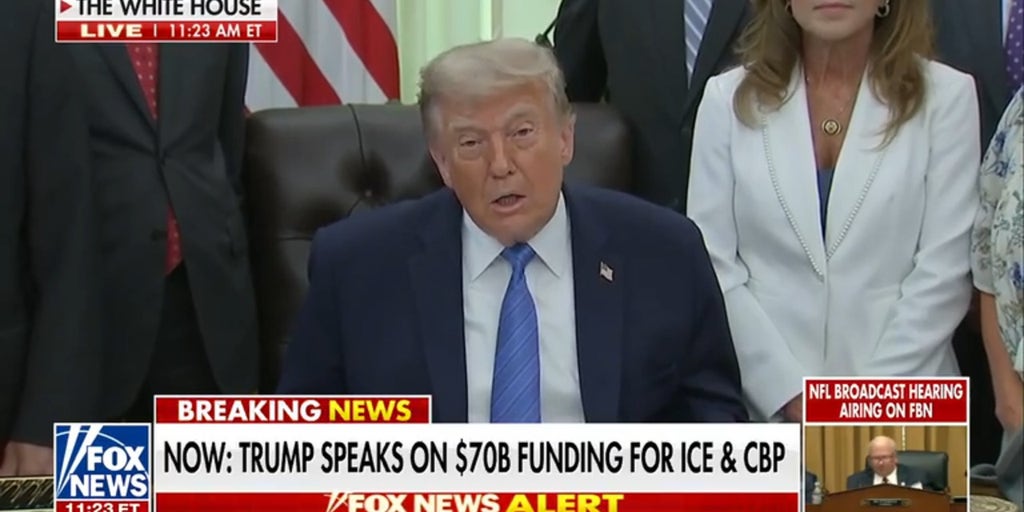 President Donald Trump details border security wins, DC beautification and crime reduction