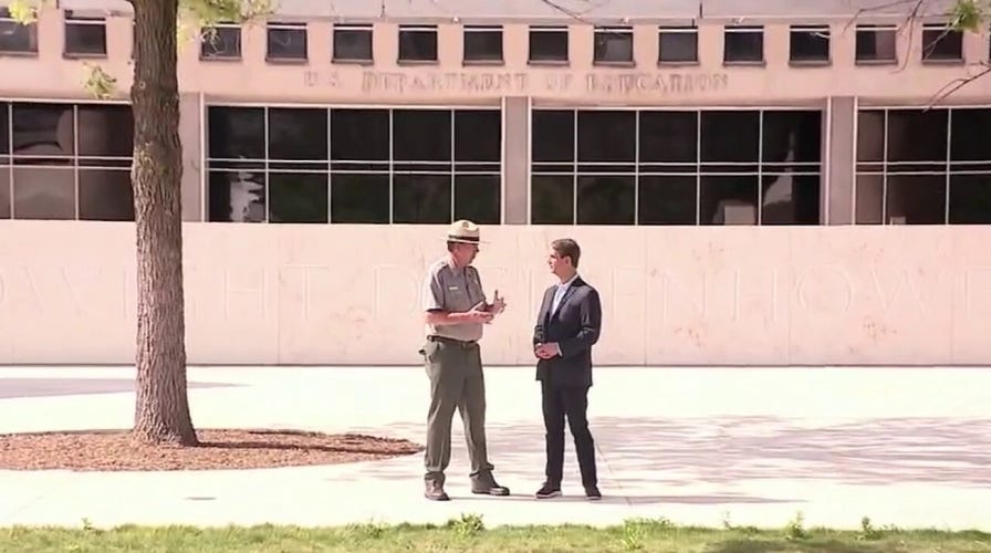 Fox News correspondent Griff Jenkins tours the Dwight D. Eisenhower Memorial