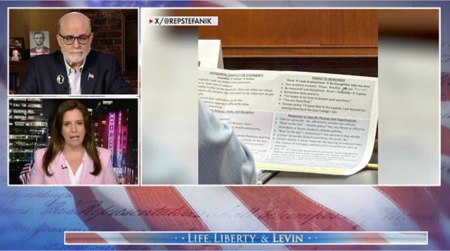 University presidents are relying on 'embarrassing' talking points about antisemitism, says Rep. Elise Stefanik