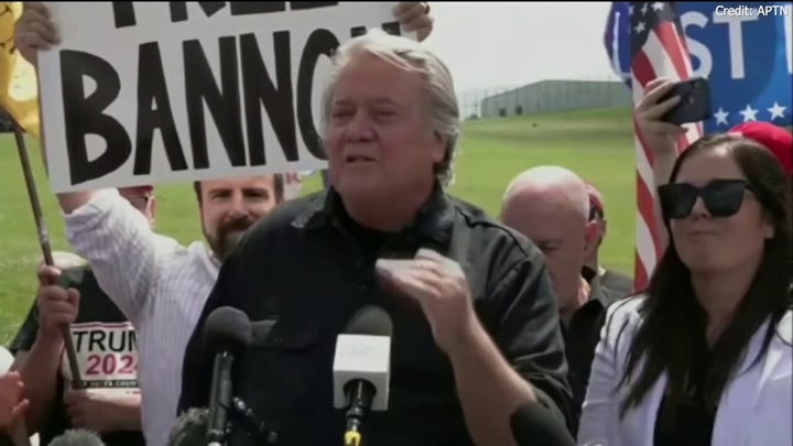 Trump ally Steve Bannon says he's 'proud' to report to federal prison for 4-month contempt sentence
