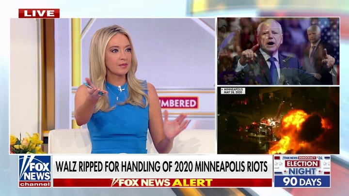 Kayleigh McEnany rips Walz for handling of 2020 riots: 'He let Minneapolis burn'