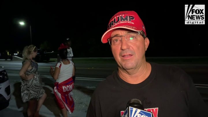 Trump Supporters Outside Mar-a-Lago after FBI Raid