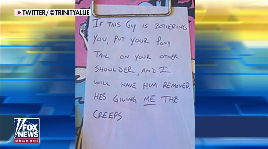 Bartender hands two women fake receipt, saves them from harasser