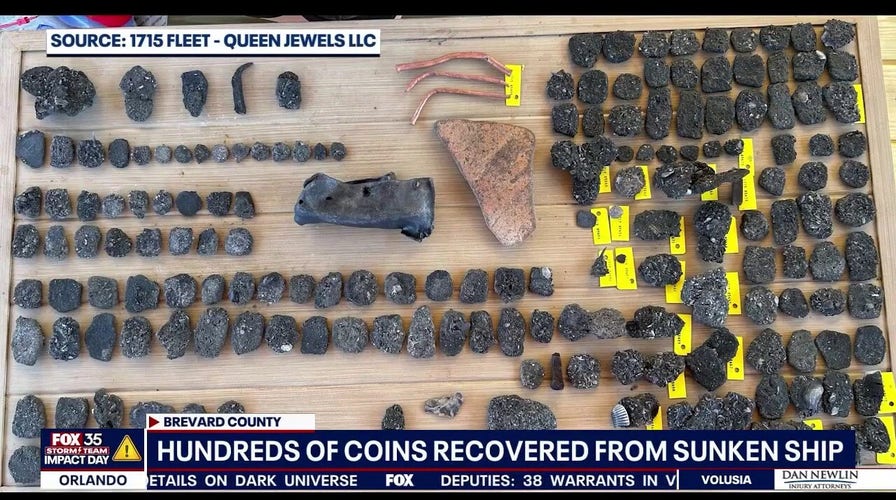 Florida treasure hunters recover hundreds of 18th century coins from Spanish shipwrecks
