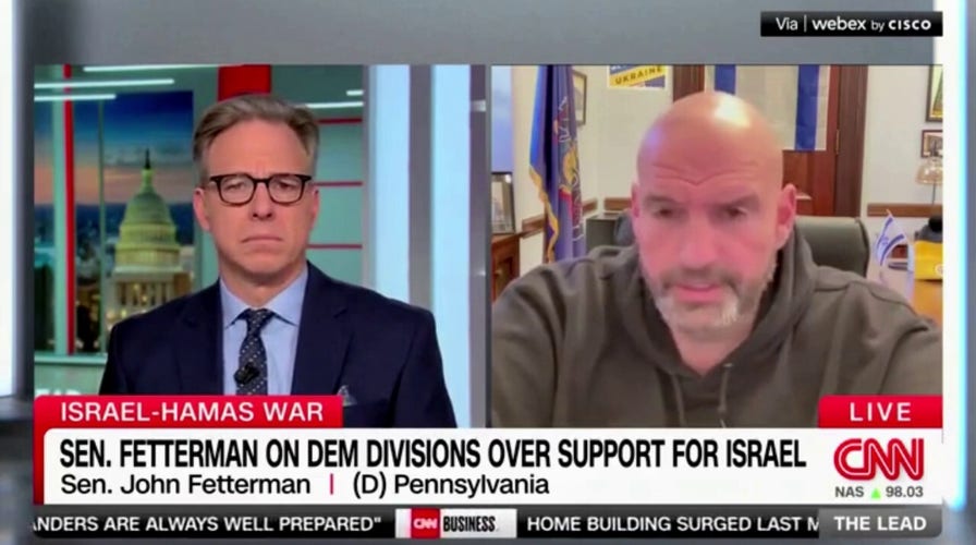 Fetterman argues TikTok is warping young people's views on Israel: 'Hamas started this'