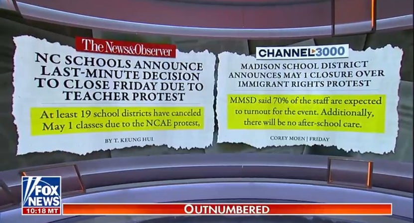 Teachers plan May Day walkouts nationwide, igniting debate