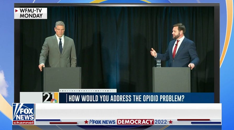 JD Vance slams Tim Ryan's border security record in debate