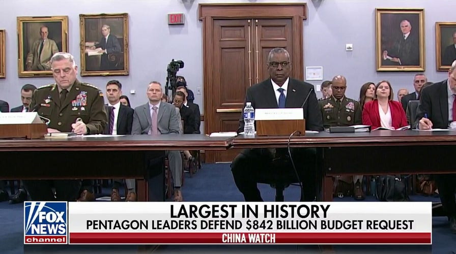 Top Military officers argue for largest budget in US history