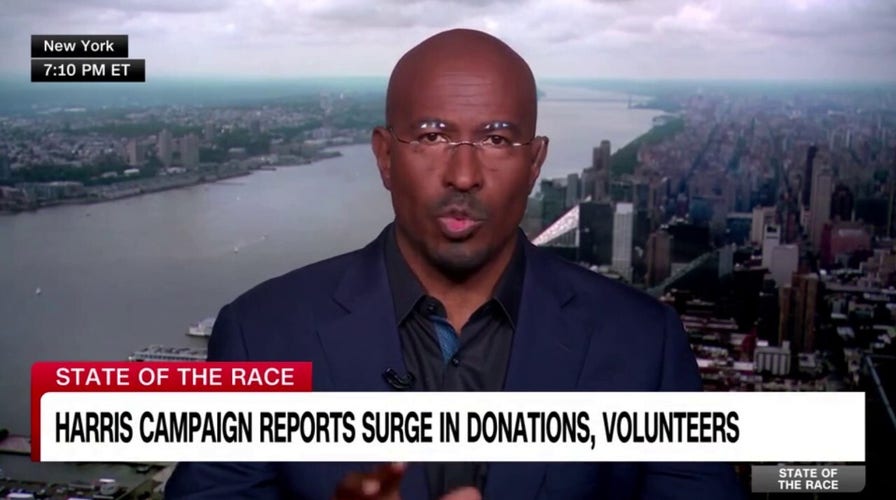 CNN's Van Jones responds to VP Harris' fundraising numbers after Biden's withdraw: 'From cringe to cool'