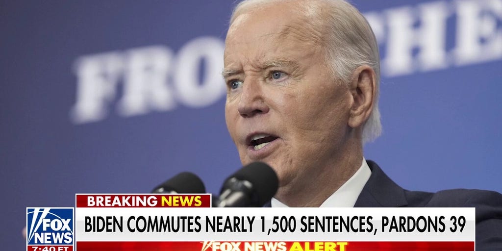 Biden commutes nearly 1,500 sentences, pardons 39
