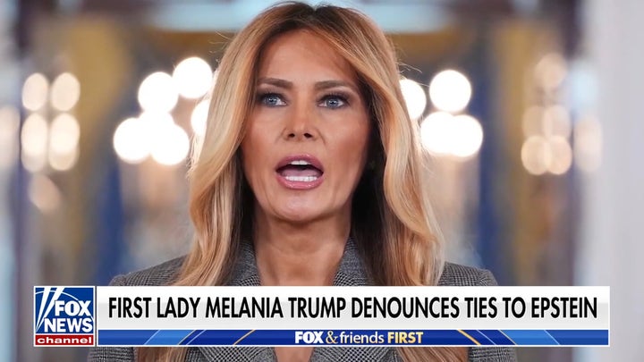 Melania Trump blasts 'lies' linking her to Jeffrey Epstein