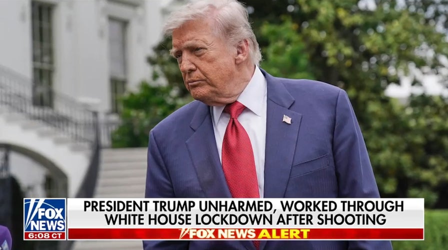 Trump unharmed after gunfire erupts near White House