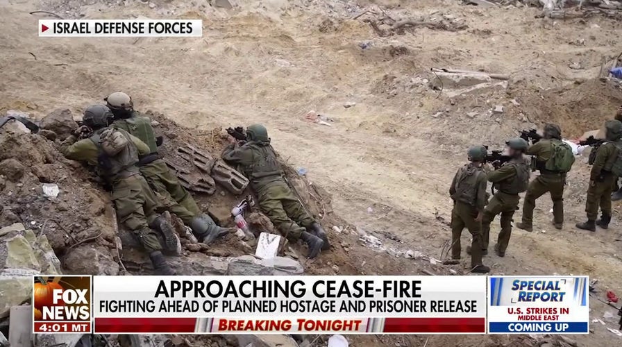 Israeli forces move deeper into Gaza ahead of fighting pause, hostage releases