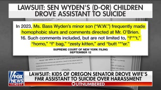 Lawsuit alleges kids of Oregon senator drove wife's assistant to suicide over harassment