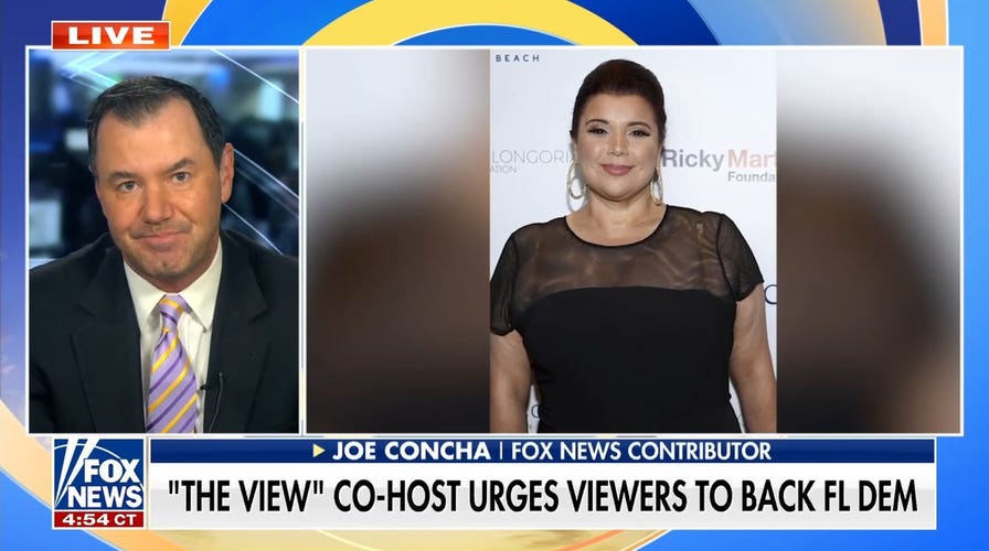 Concha slams 'The View' co-host over on-air electioneering