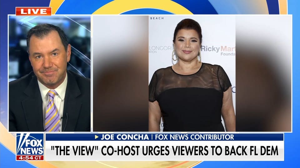 Concha slams 'The View' co-host over on-air electioneering