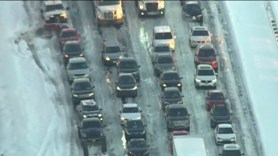 Drivers stranded for hours along I-95 in Northern Virginia after winter storm