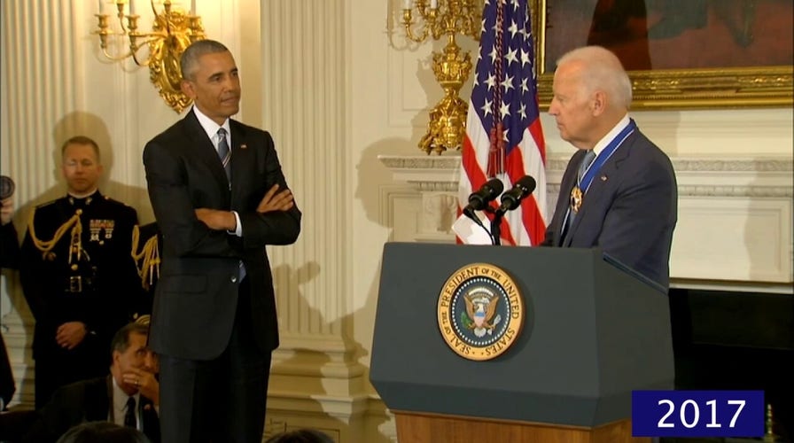 Biden speeches delivered as vice president stand in contrast to those in his presidency