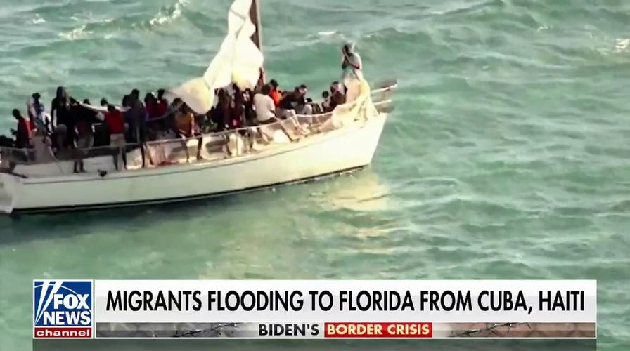 Cuban, Haitian migrants flooding into Florida