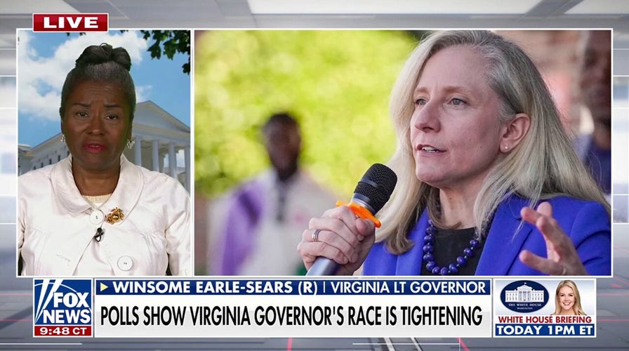 Earle-Sears goes after opponent Spanberger: 'So far left she'd fall off a cliff'