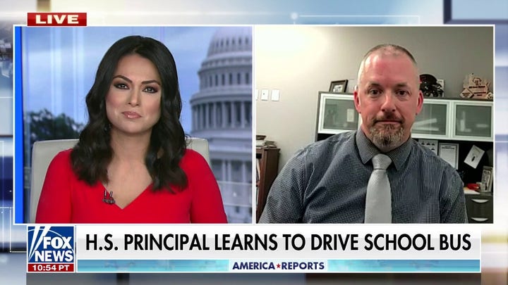 High school principal learns to drive school bus amid driver shortage