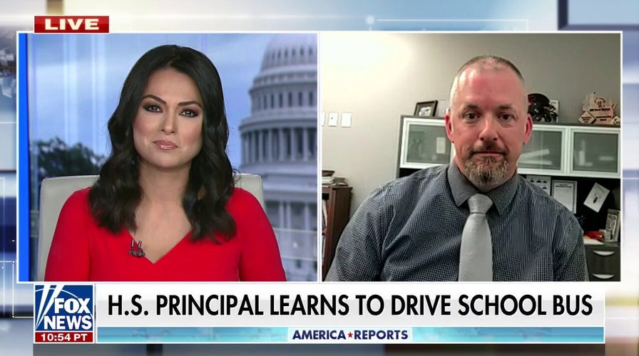 High school principal learns to drive school bus amid driver shortage