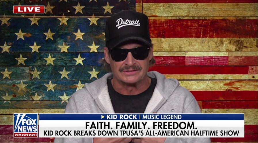 Kid Rock to header  TPUSA's 'All-American' halftime amusement   connected  Sunday