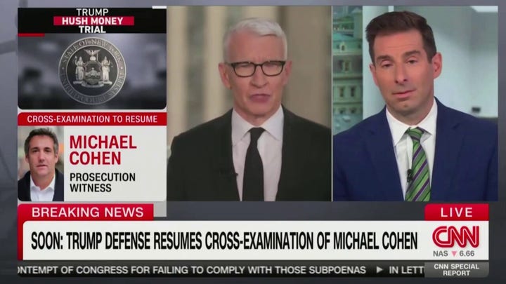 CNN’s Cooper admits he would ‘absolutely’ have doubts about Michael Cohen’s testimony if he were on jury