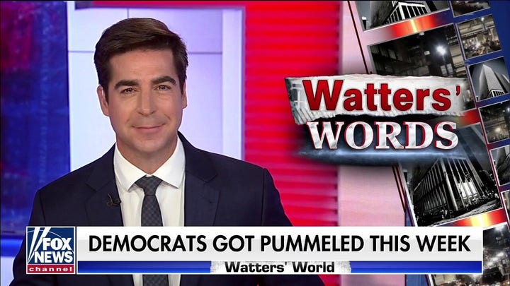 'Americans are fed up with the Democrats': Watters