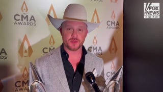 CMAs: Cody Johnson celebrates 'Music Video of the Year' Award - Fox News