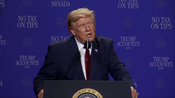 Trump offers condolences for fallen Vegas police officer