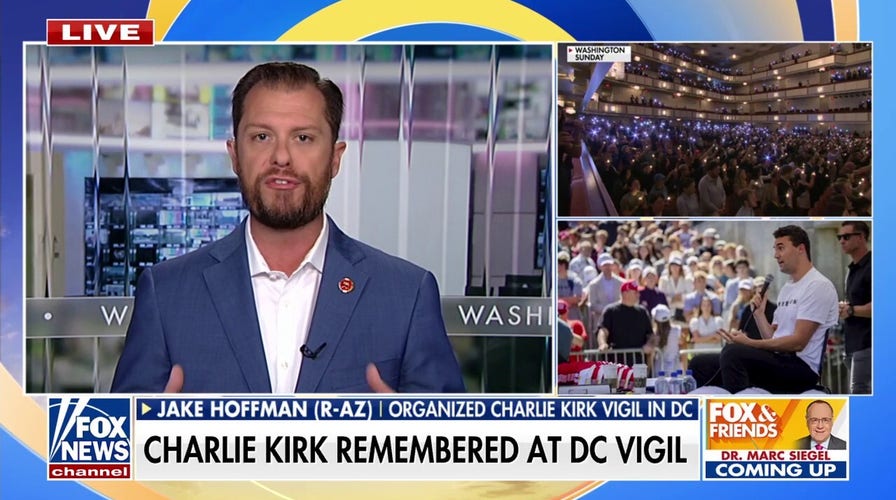 Charlie Kirk honored at vigil in Washington, DC
