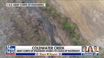 Army Corps of Engineers work to clean up waterway, testing 756 properties along creek