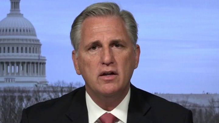 Rep. McCarthy: Best way for Biden to bring unity is to dismiss impeachment case