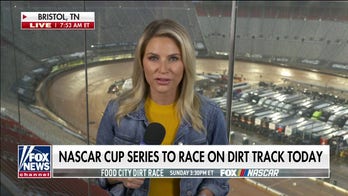 Ashley Strohmier talks to Tennessee business owners ahead of NASCAR dirt race
