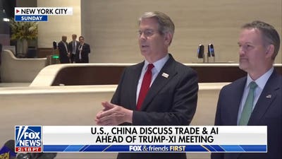 Scott Bessent discusses trade and AI ahead of Trump-Xi summit