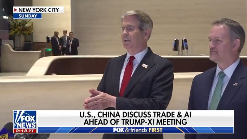 Scott Bessent discusses trade and AI ahead of Trump-Xi summit