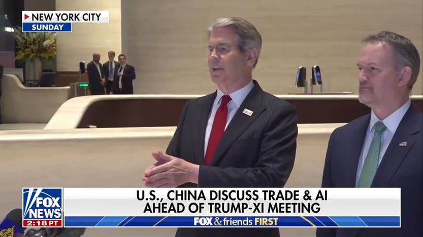 Scott Bessent discusses trade and AI ahead of Trump-Xi summit