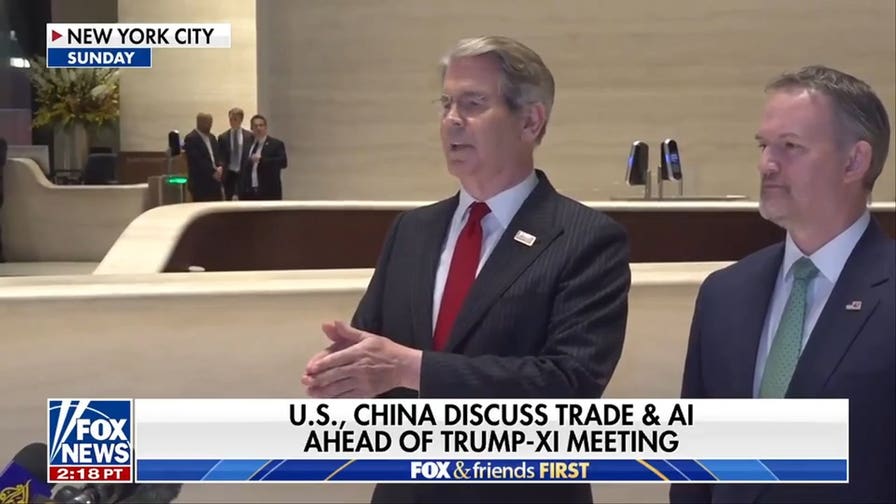 Scott Bessent discusses trade and AI ahead of Trump-Xi summit