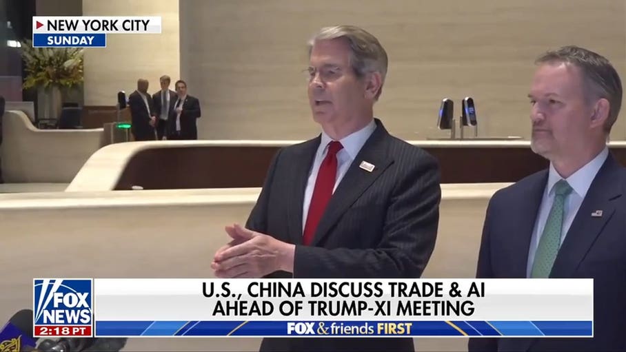 Scott Bessent discusses trade and AI ahead of Trump-Xi summit