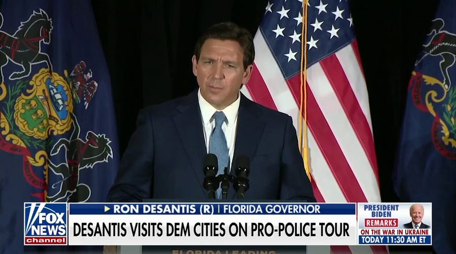 DeSantis prompting more White House speculation on pro-police tour